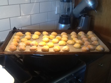 10. Orange and pumkin scones are baked